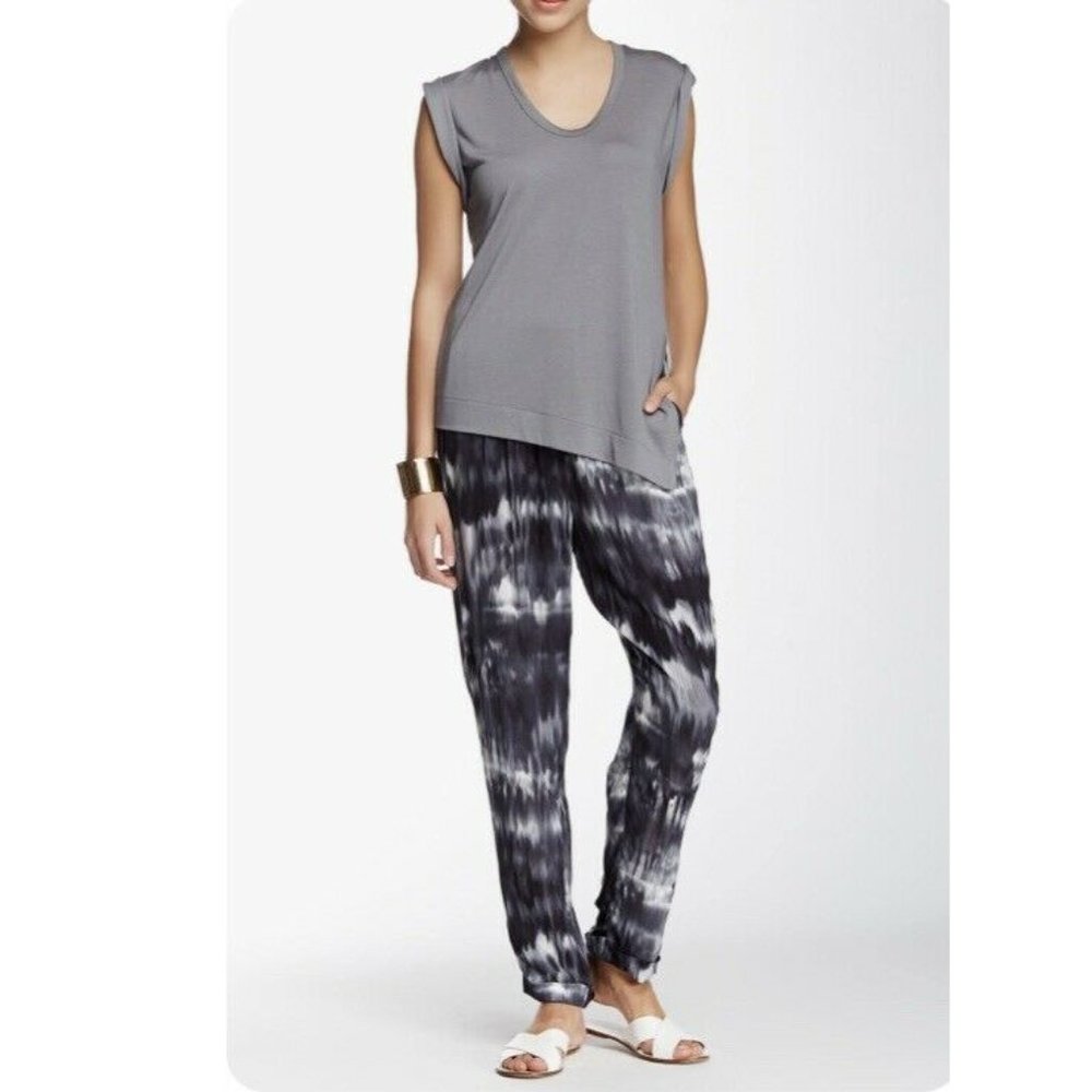 BCBG 100% Viscose Tie Dye Pants Lightweight Medium